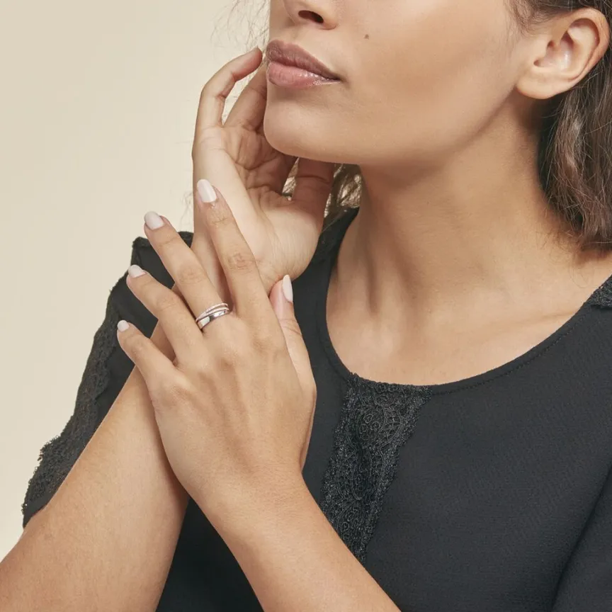 Bague Angele Or Blanc Diamant-Histoire d'Or Outlet