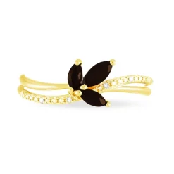 Bague Angie Or Jaune Quartz Et Diamant-Histoire d'Or Online