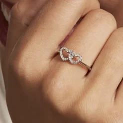 Bague Anne-ael Argent Blanc Oxyde De Zirconium-Histoire d'Or New