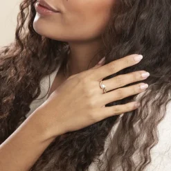 Bague Antoinette Or Jaune Perle De Culture Et Oxyde De Zirconium-Histoire d'Or Best