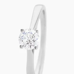 Bague Aphrodite Ld Platine Blanc Diamant Synthétique-Histoire d'Or Best