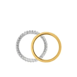 Bague Apia Argent Bicolore Oxyde De Zirconium-Histoire d'Or Clearance