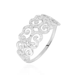 Bague Arabesque Or Blanc Diamant-Histoire d'Or Clearance