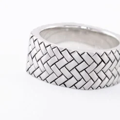 Bague Argent Blanc-JOURDAN Clearance