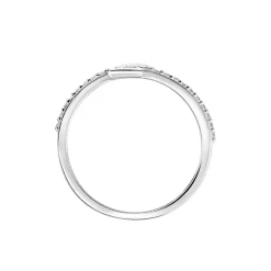 Bague Argent Blanc Caolan Oxydes De Zirconium-Histoire d'Or Best