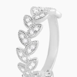 Bague Argent Blanc Cynome Oxydes De Zirconium-Histoire d'Or Sale