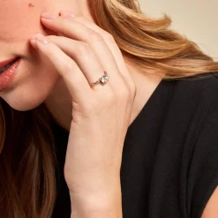 Bague Argent Blanc Kurt Oxyde De Zirconium-Histoire d'Or Discount