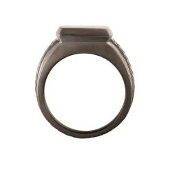 Bague Argent Noir-JOURDAN Hot