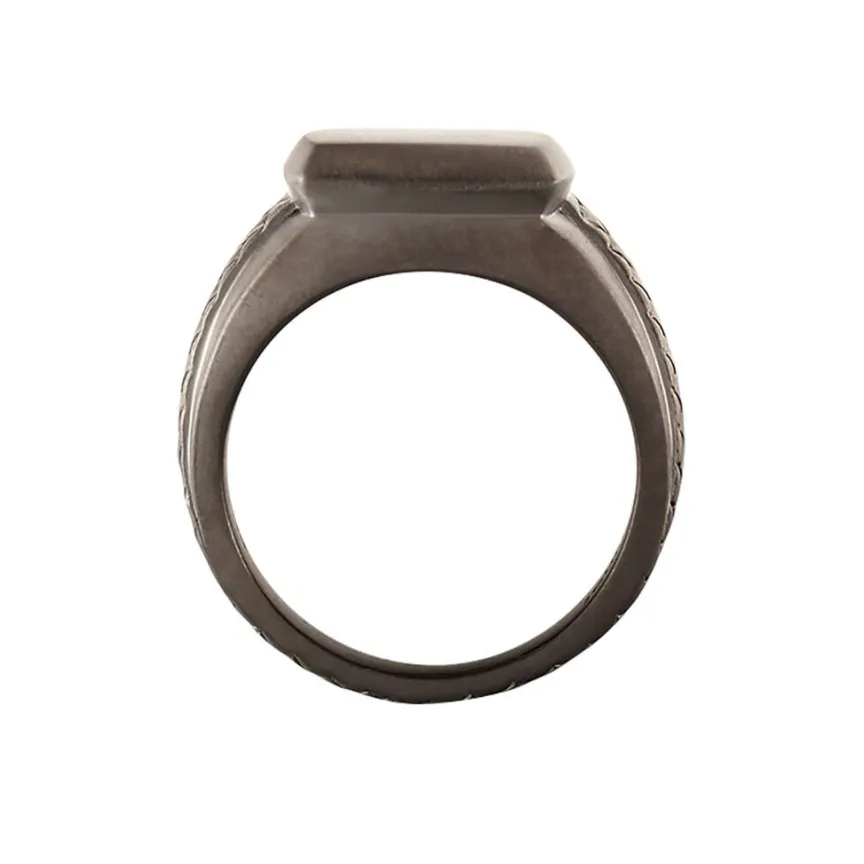 Bague Argent Noir-JOURDAN Hot