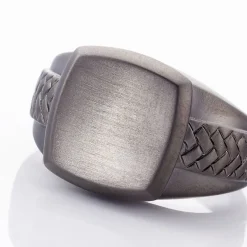 Bague Argent Noir-JOURDAN Hot