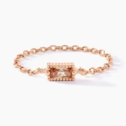 Bague Aselya Argent Rose Oxyde De Zirconium-Histoire d'Or