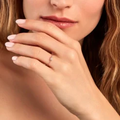 Bague Aselya Argent Rose Oxyde De Zirconium-Histoire d'Or