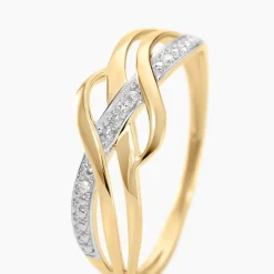 Bague Assa Or Jaune Diamants-Histoire d'Or Clearance