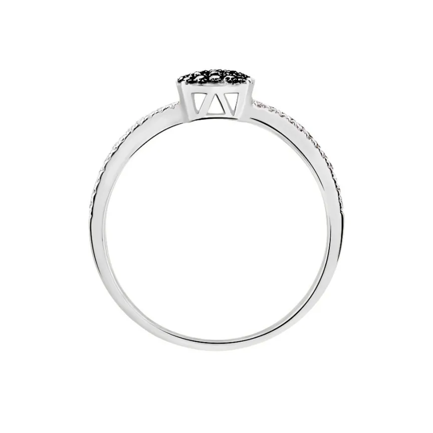 Bague Aude Or Blanc Diamant-Histoire d'Or