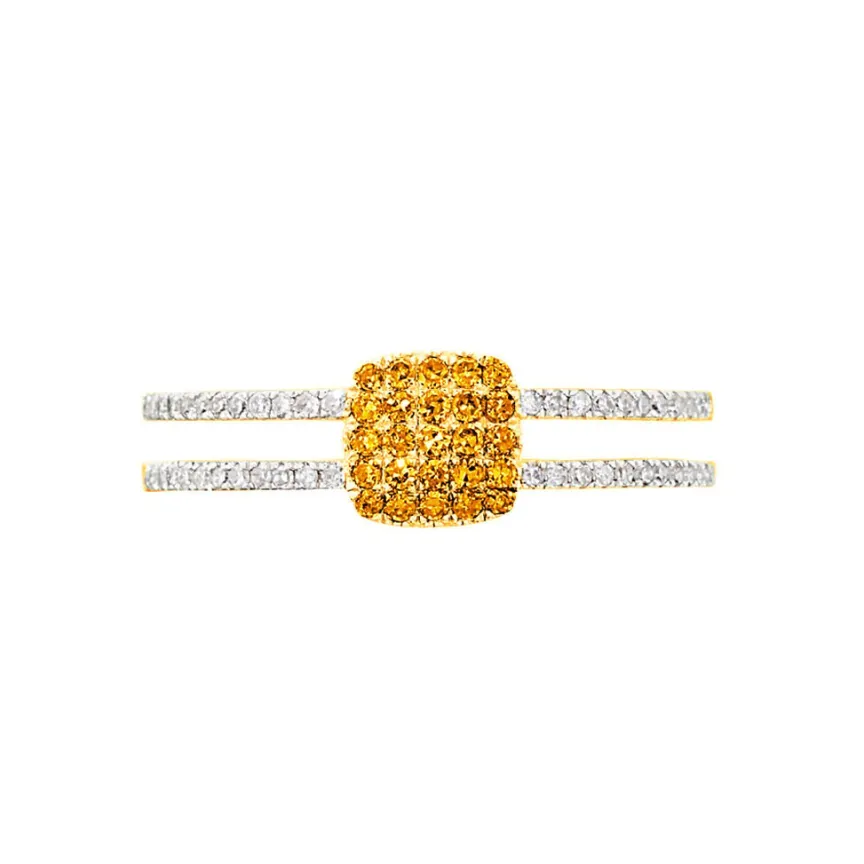 Bague Aude Or Jaune Saphir Et Diamant-Histoire d'Or Hot