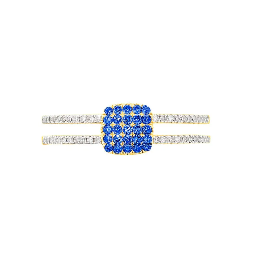 Bague Aude Or Jaune Saphir Et Diamant-Histoire d'Or Clearance