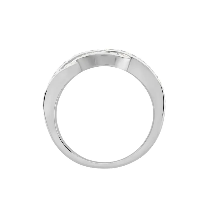Bague Audon Argent Blanc Oxydes De Zirconium-Histoire d'Or New