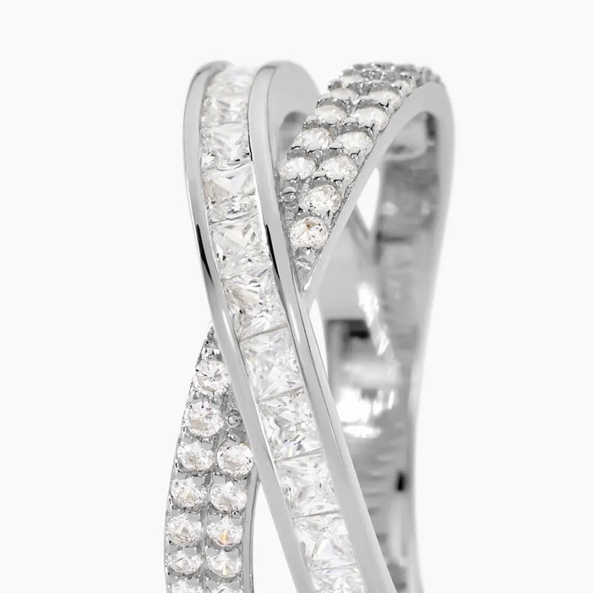 Bague Audon Argent Blanc Oxyde De Zirconium-Histoire d'Or Outlet