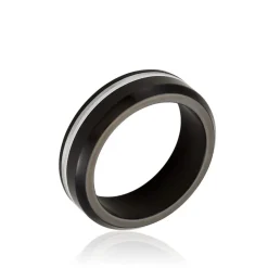 Bague Baldev Acier Bicolore-Histoire d'Or Hot