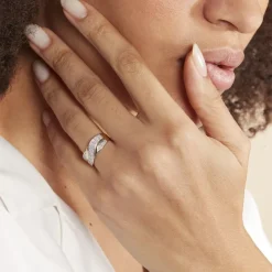 Bague Bandeau Or Jaune Oxyde De Zirconium-Histoire d'Or Best