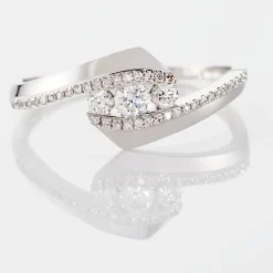Bague Barbara Or Blanc Diamant-Histoire d'Or Hot