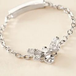 Bague Bee Good Argent Blanc Oxyde De Zirconium-Histoire d'Or Sale