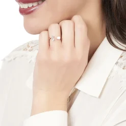 Bague Belen Or Rose Topaze Et Quartz-Histoire d'Or Clearance