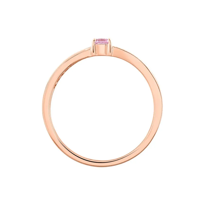 Bague Bertheline Argent Rose Oxyde De Zirconium-Histoire d'Or Outlet