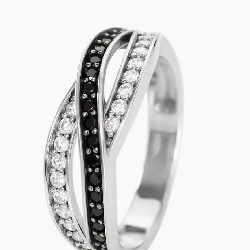 Bague Bethany Argent Blanc Oxyde De Zirconium-Histoire d'Or Best