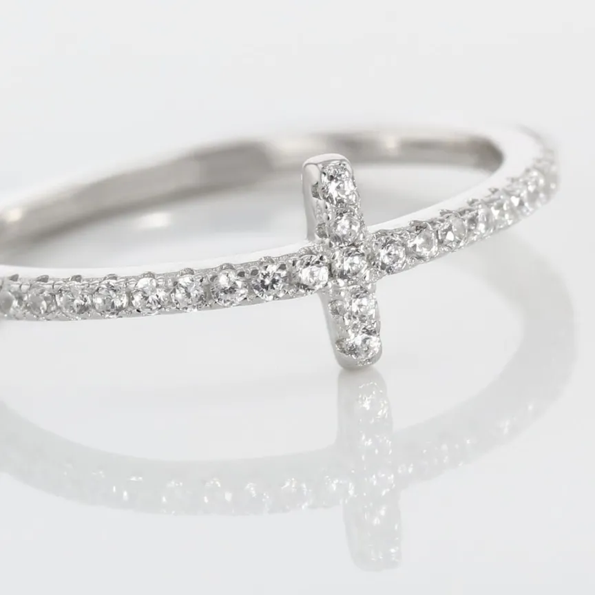 Bague Biche Argent Blanc Oxyde De Zirconium-Histoire d'Or Discount