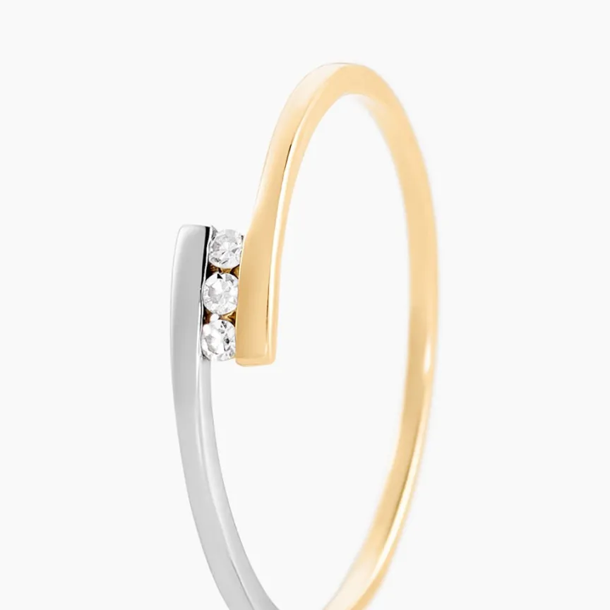 Bague Brooke Or Bicolore Diamant-Histoire d'Or Best