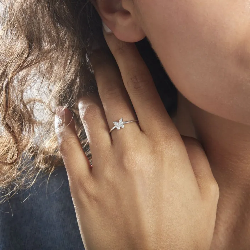 Bague Cadfan Argent Blanc Oxyde De Zirconium-Histoire d'Or Hot