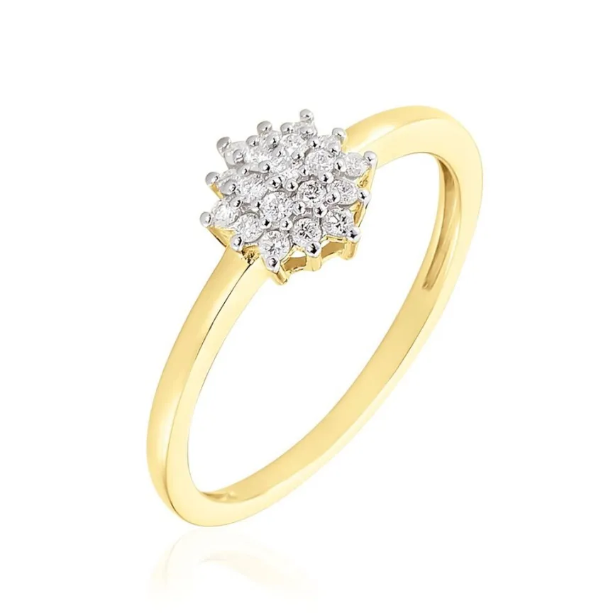 Bague Caliopee Or Jaune Diamant-Histoire d'Or New