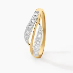 Bague Calypso Or Jaune Diamant-Histoire d'Or Sale