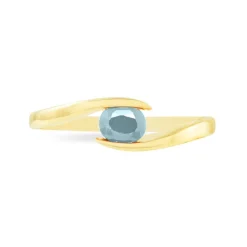 Bague Camilia Or Jaune Aigue Marine-Histoire d'Or Online