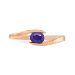Bague Camilia Or Rose Amethyste-Histoire d'Or Outlet