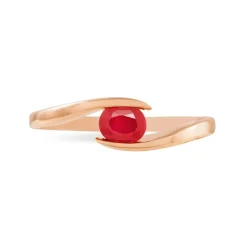 Bague Camilia Or Rose Rubis-Histoire d'Or Clearance