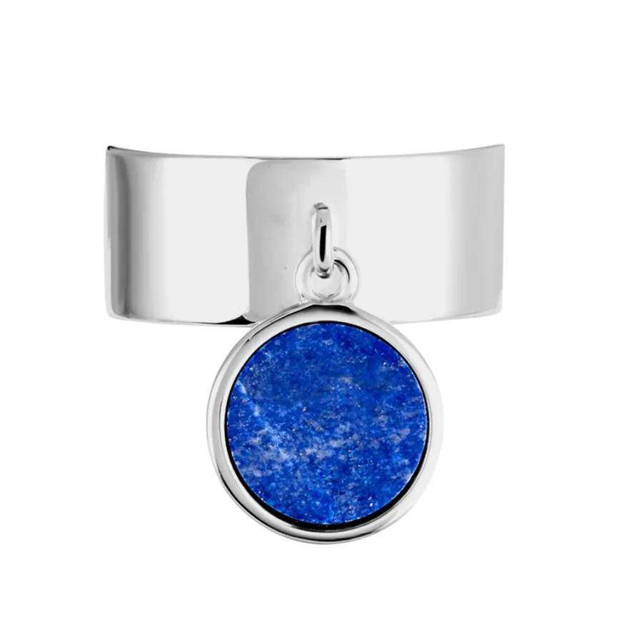 Bague Camillo Argent Blanc Lapis Lazuli-Histoire d'Or Best
