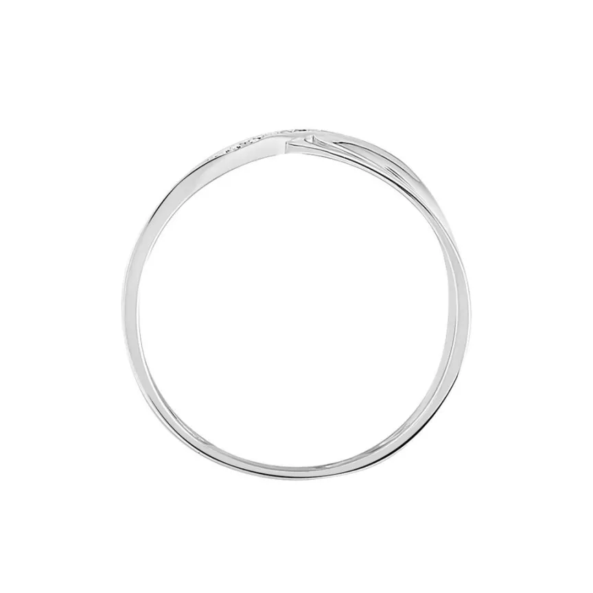 Bague Camomille Or Blanc Diamant-Histoire d'Or Hot