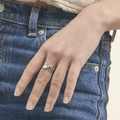 Bague Camomille Or Blanc Diamant-Histoire d'Or Hot