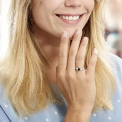 Bague Candice Or Blanc Topaze-Histoire d'Or New