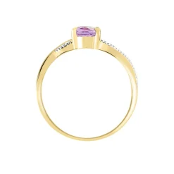 Bague Candice Or Jaune Amethyste-Histoire d'Or Outlet