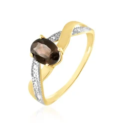 Bague Candice Or Jaune Quartz-Histoire d'Or