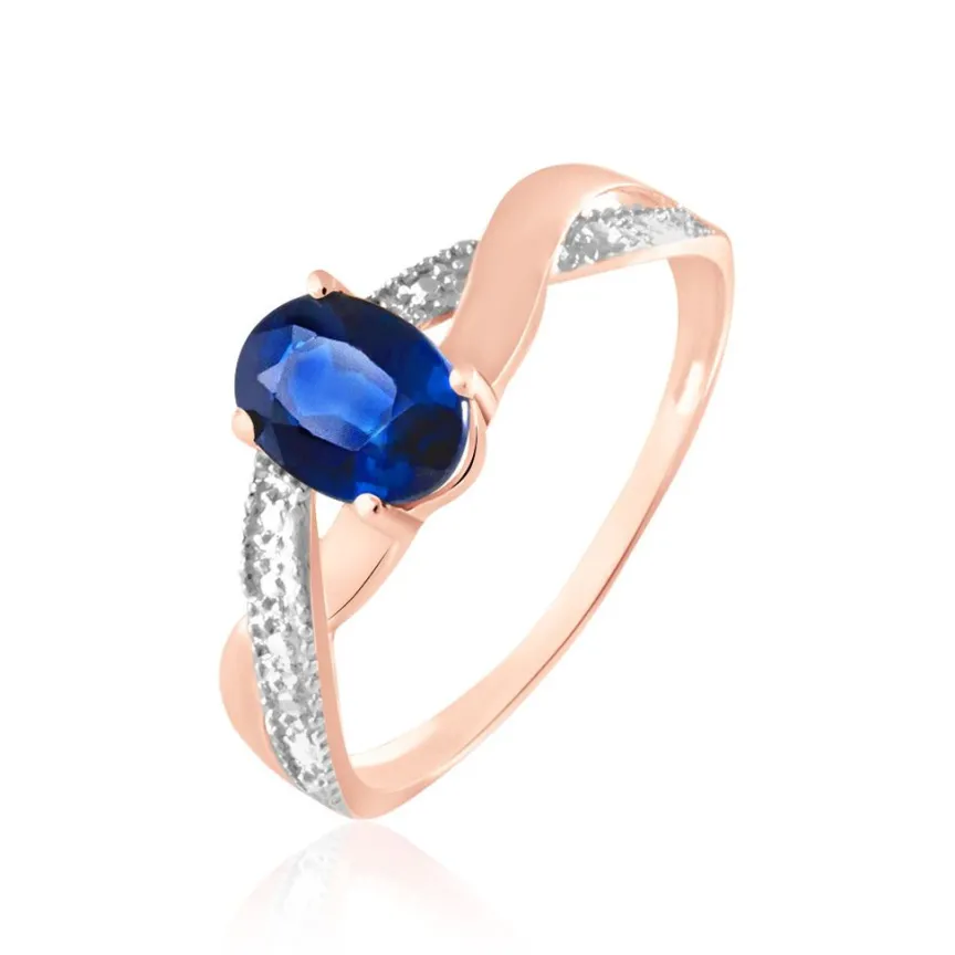 Bague Candice Or Rose Saphir-Histoire d'Or Online