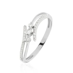 Bague Carey Or Blanc Diamant-Histoire d'Or New