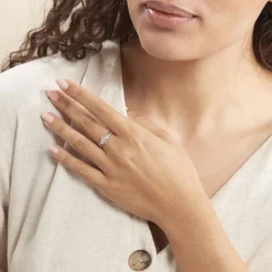 Bague Carey Or Blanc Diamant-Histoire d'Or New