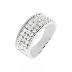 Bague Cecelia Argent Blanc Oxyde De Zirconium-Histoire d'Or New