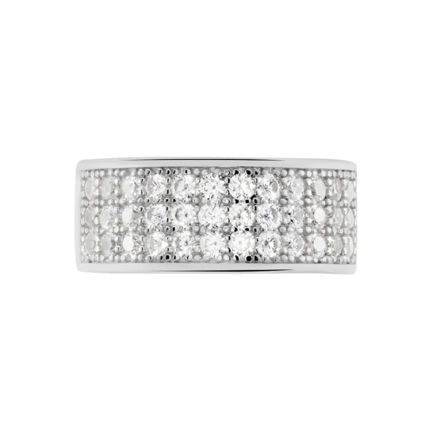Bague Cecelia Argent Blanc Oxyde De Zirconium-Histoire d'Or New