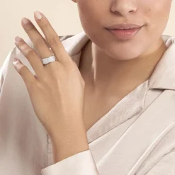 Bague Cecelia Argent Blanc Oxyde De Zirconium-Histoire d'Or New