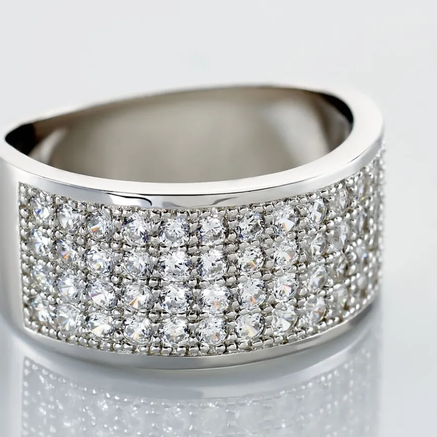 Bague Cecelia Argent Blanc Oxyde De Zirconium-Histoire d'Or Best